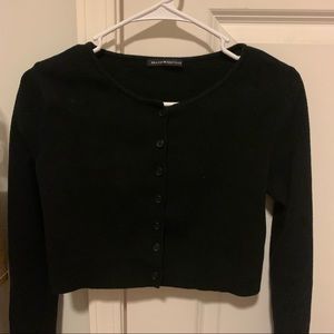 Black Brandy Melville Athelia Knit Top